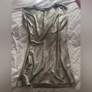 Knot Sisters Metallic Knit dress